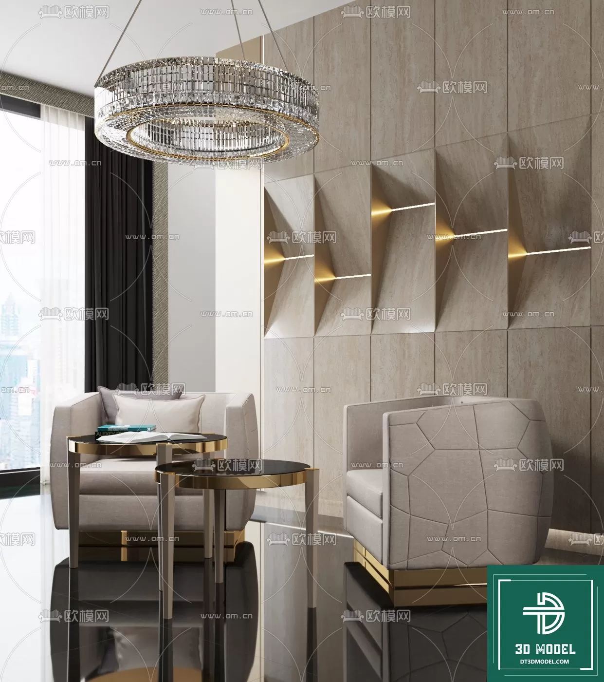 LUXURY – 3D Models – ARMCHAIR – 026