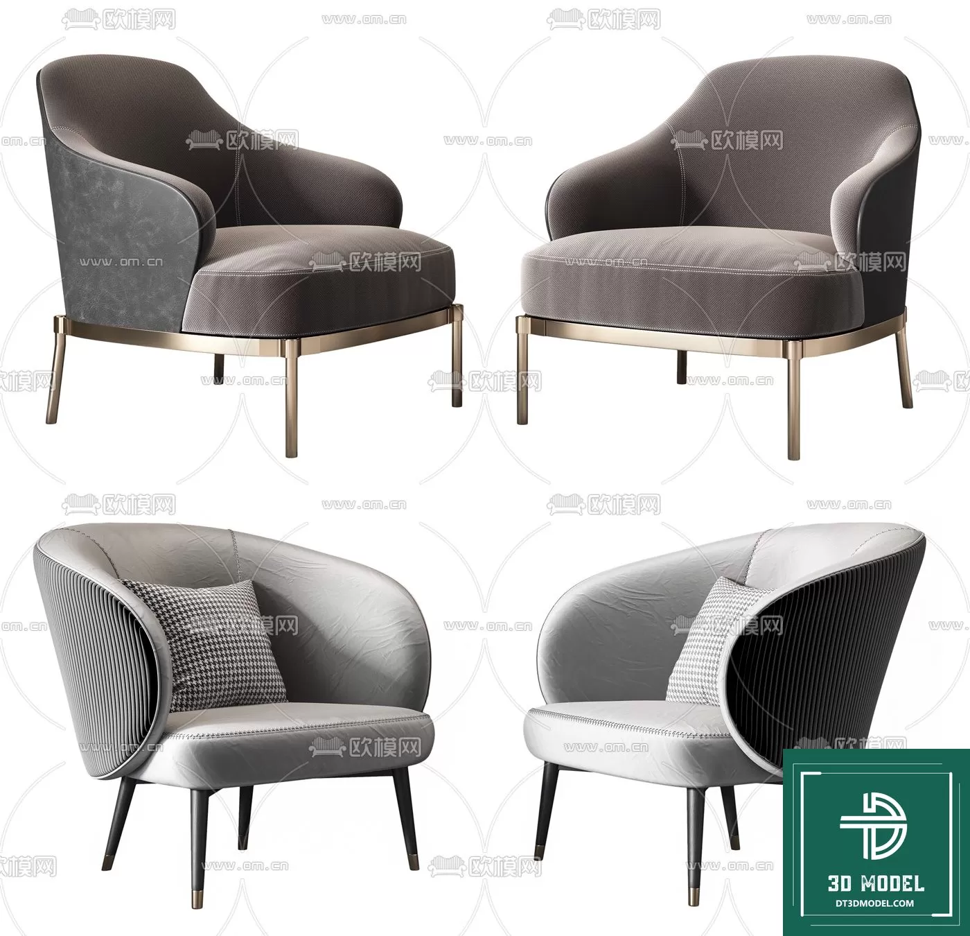 LUXURY – 3D Models – ARMCHAIR – 027