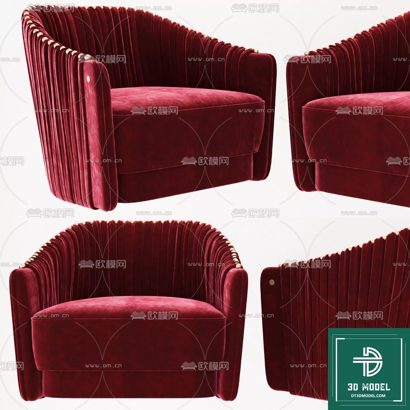 LUXURY – 3D Models – ARMCHAIR – 031