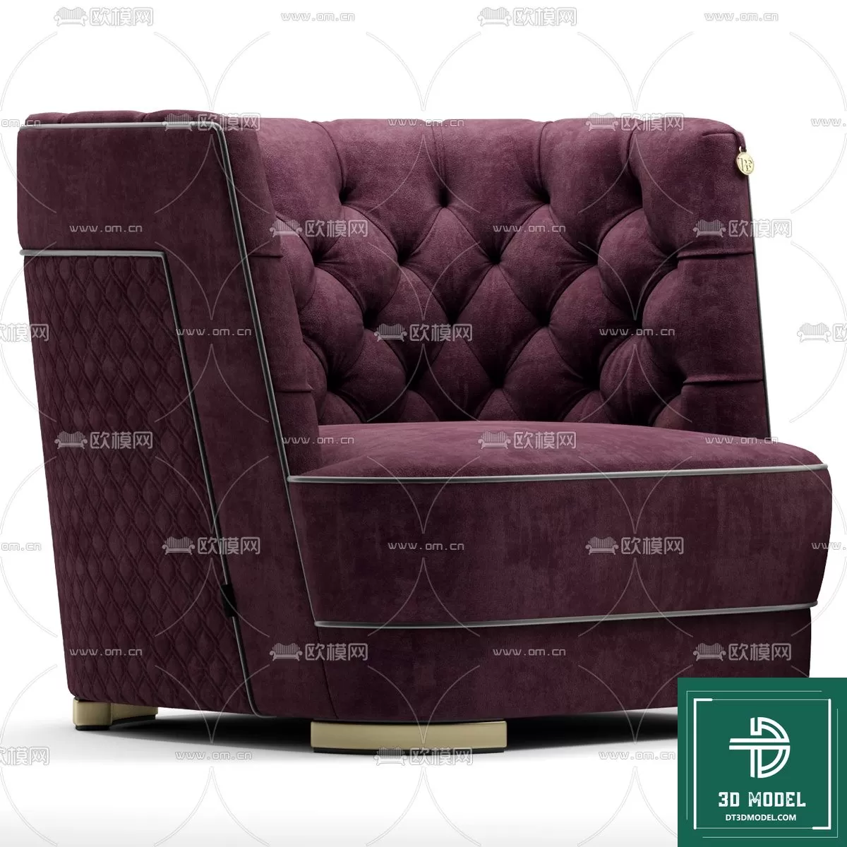 LUXURY – 3D Models – ARMCHAIR – 035
