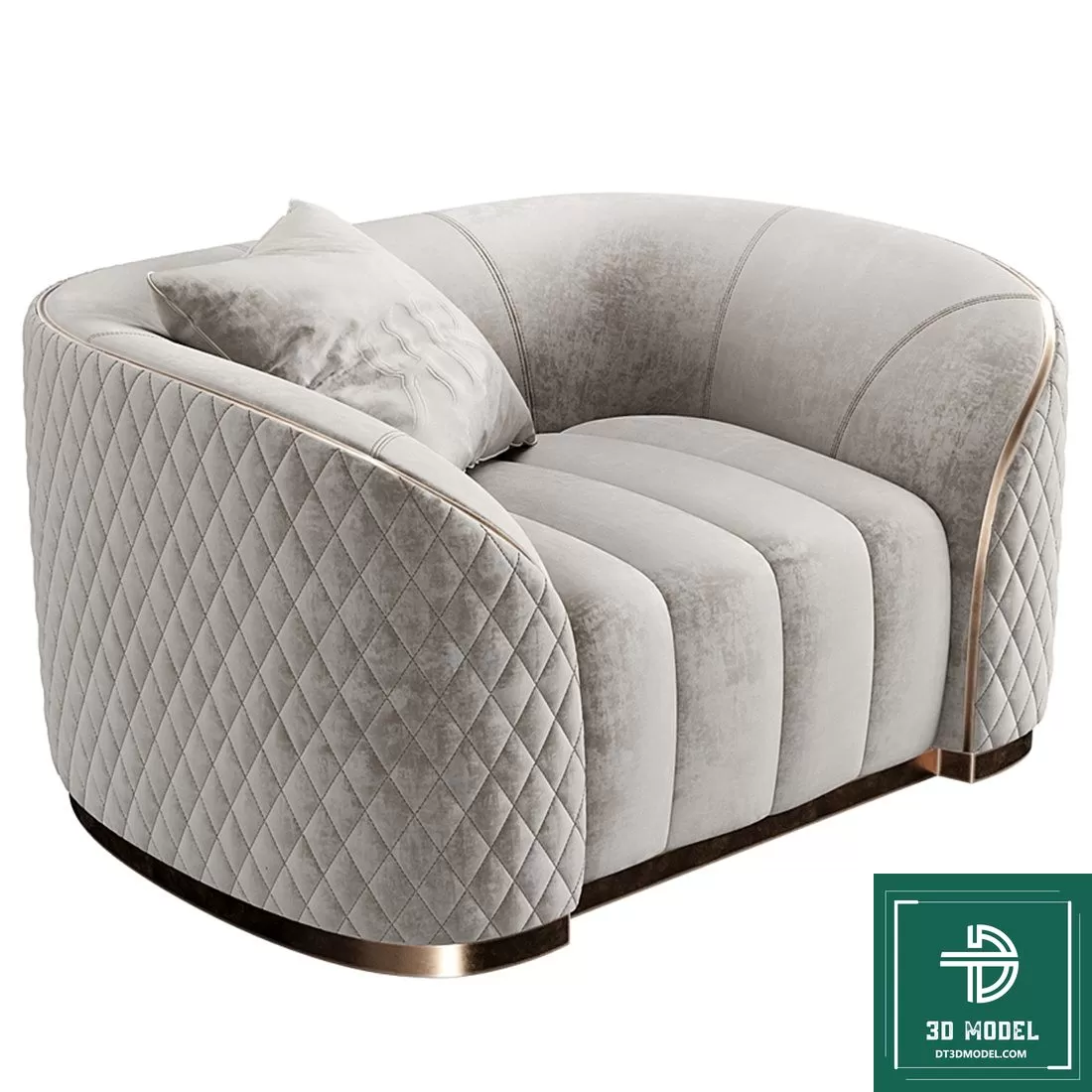 LUXURY – 3D Models – ARMCHAIR – 039