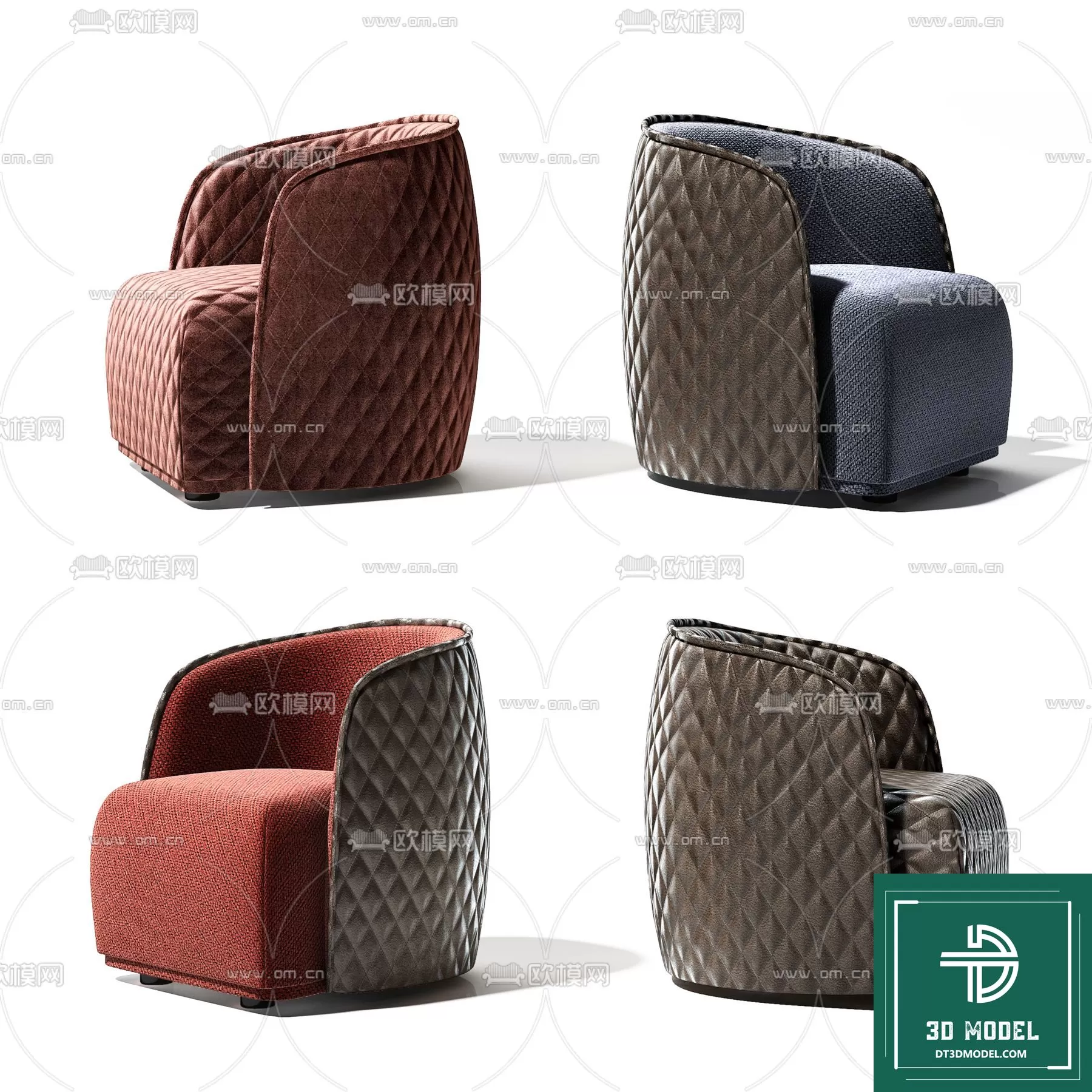 LUXURY – 3D Models – ARMCHAIR – 050