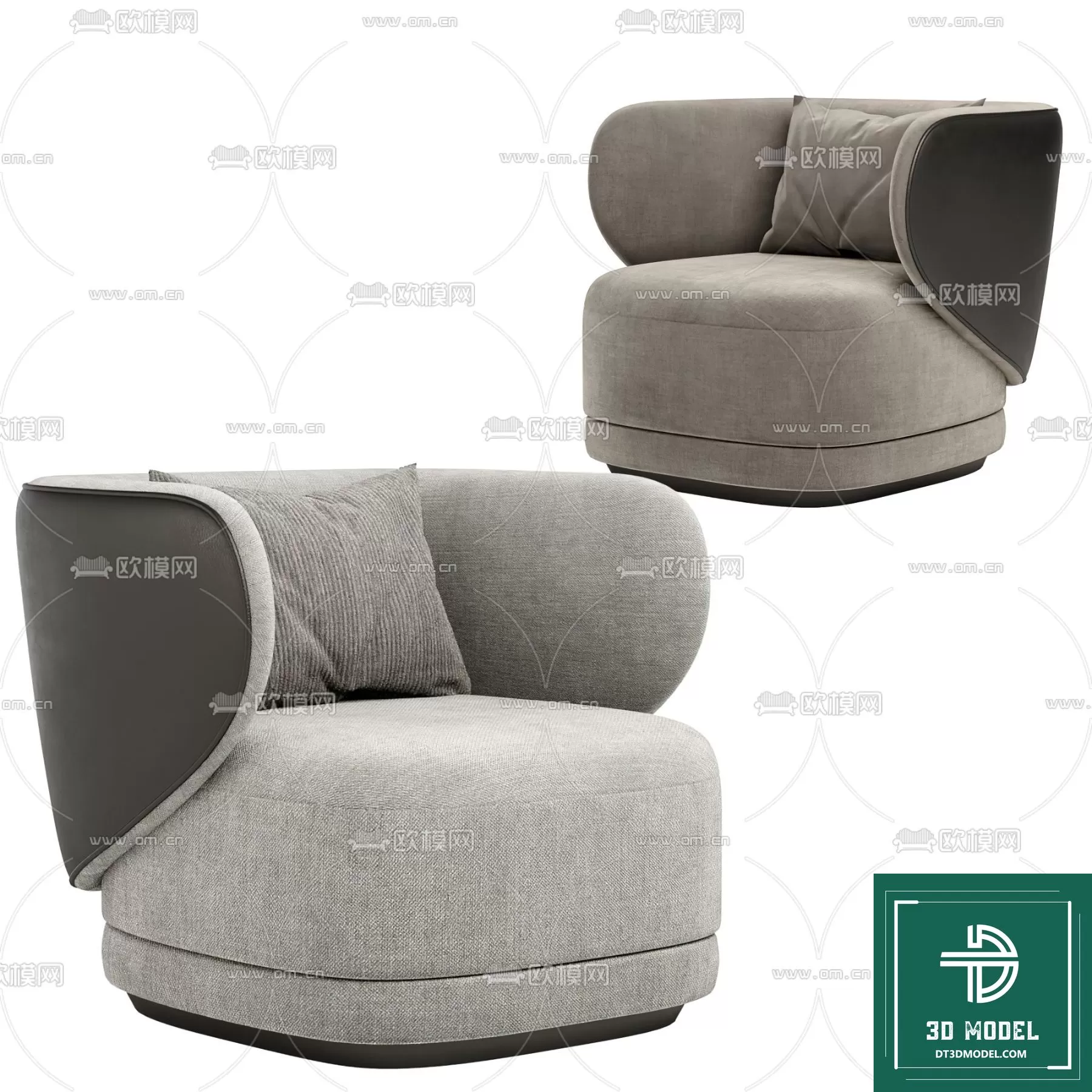 LUXURY – 3D Models – ARMCHAIR – 058