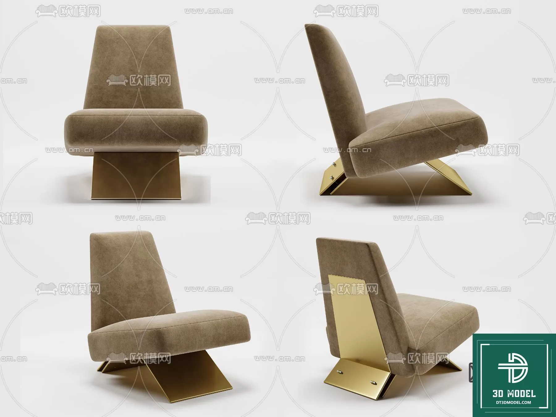 LUXURY – 3D Models – ARMCHAIR – 065