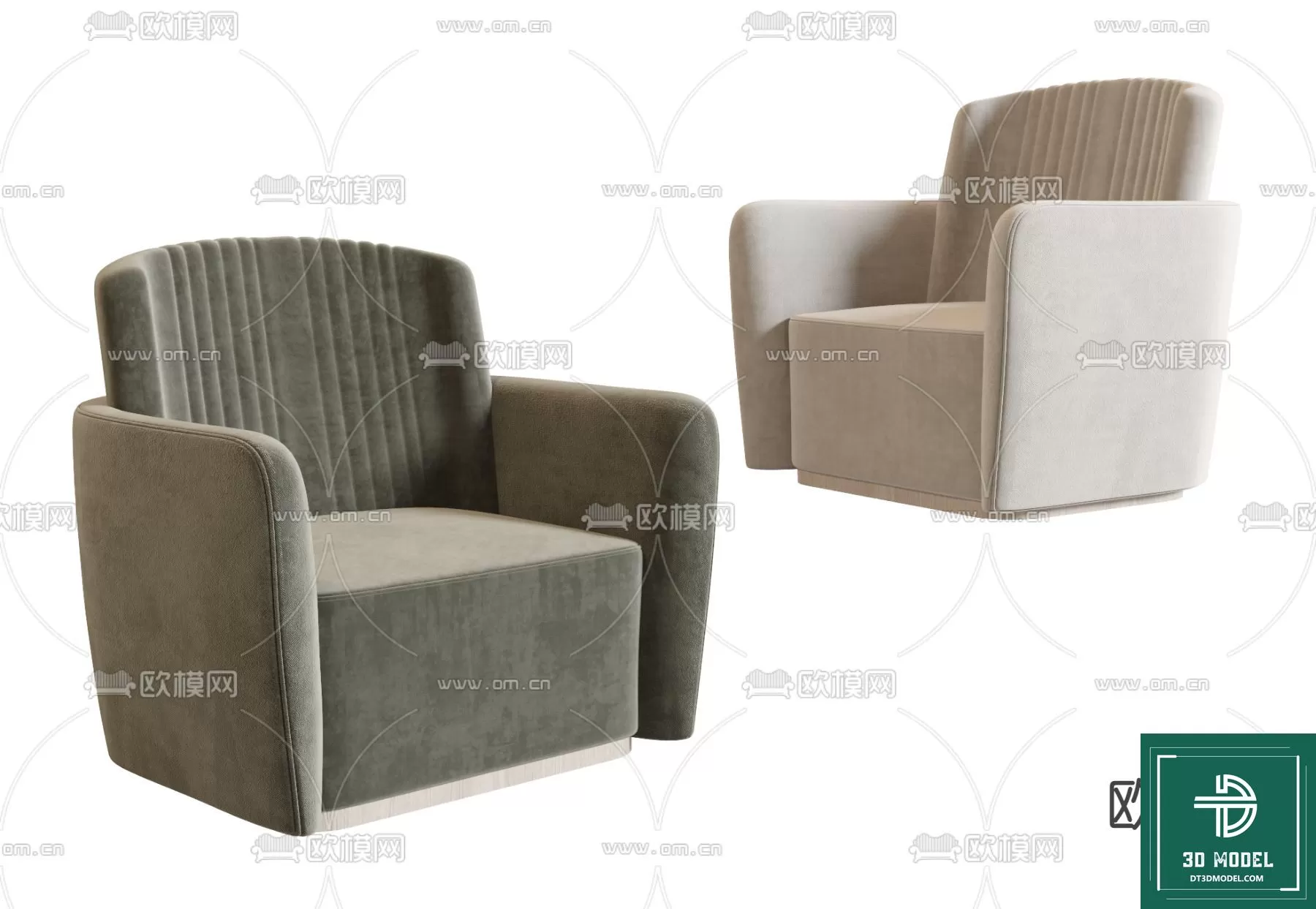 LUXURY – 3D Models – ARMCHAIR – 070