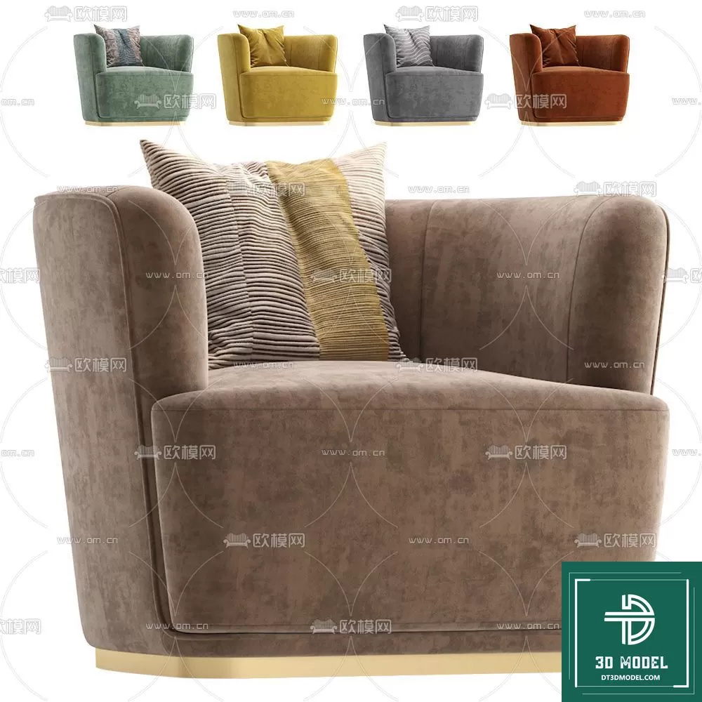 LUXURY – 3D Models – ARMCHAIR – 073