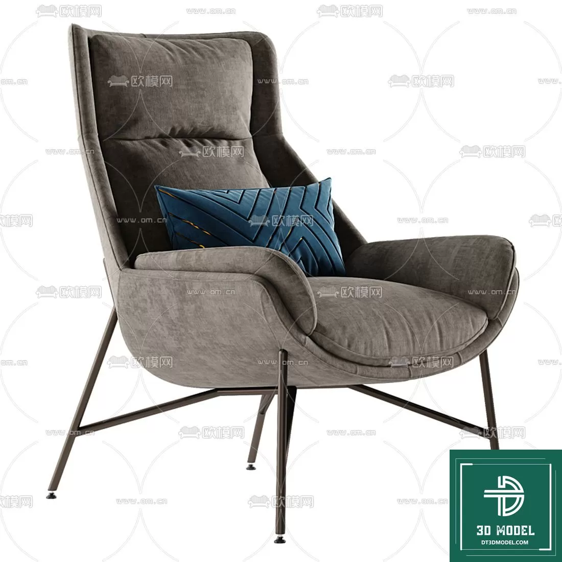 LUXURY – 3D Models – ARMCHAIR – 074