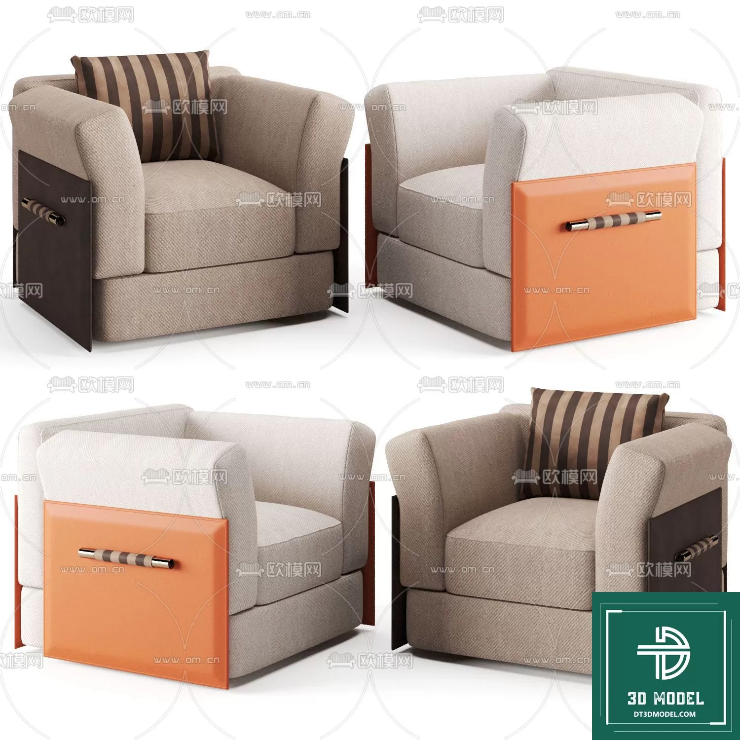 LUXURY – 3D Models – ARMCHAIR – 075