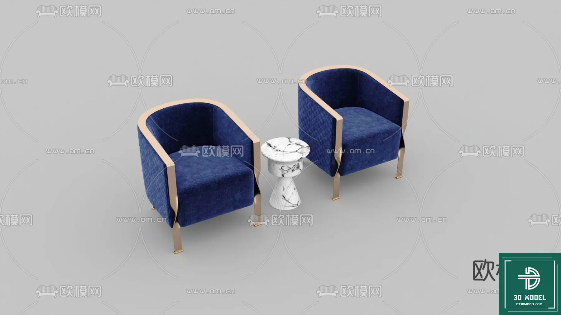 LUXURY – 3D Models – ARMCHAIR – 077