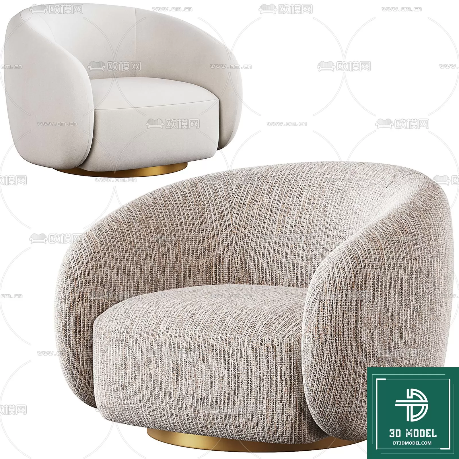 LUXURY – 3D Models – ARMCHAIR – 095