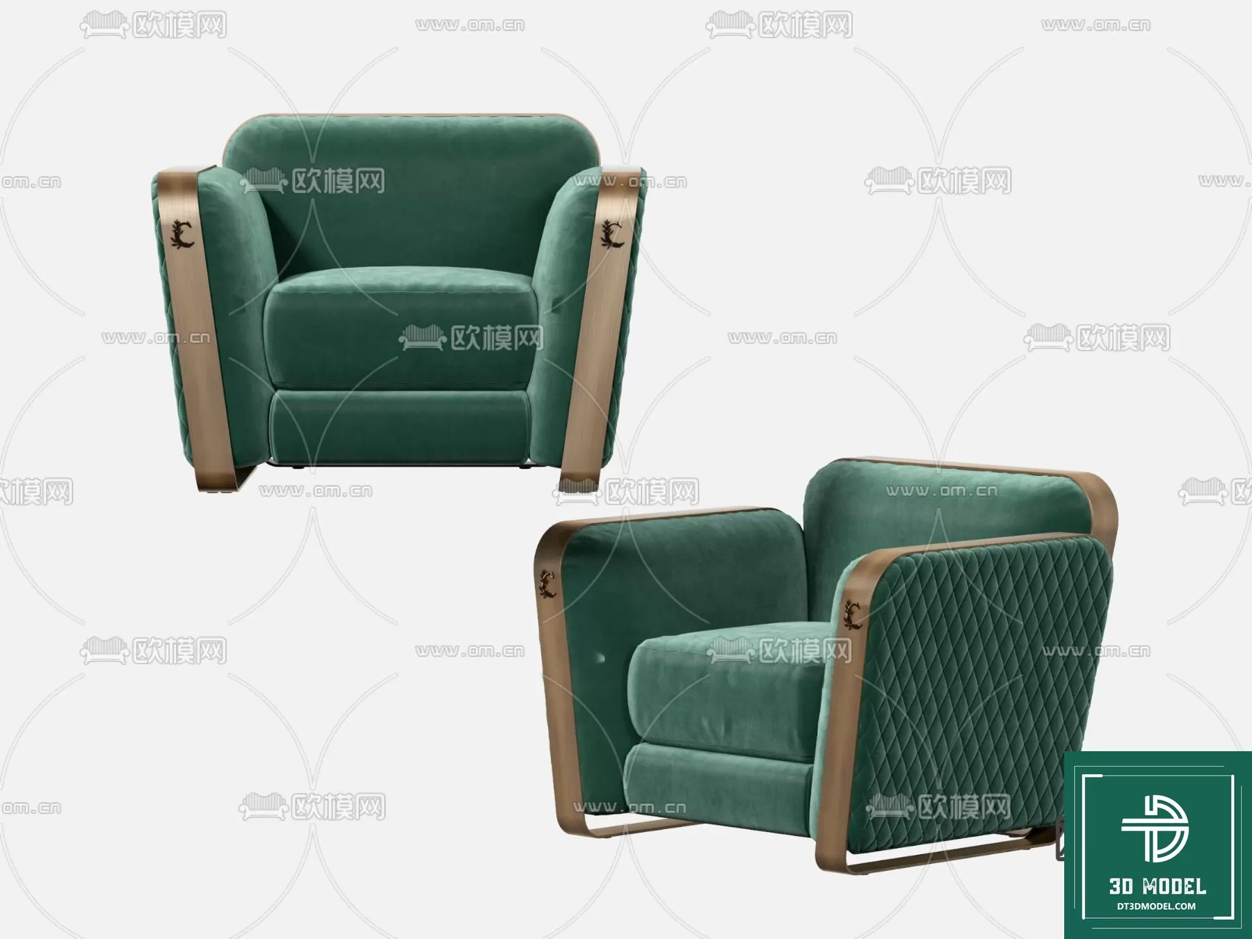 LUXURY – 3D Models – ARMCHAIR – 098