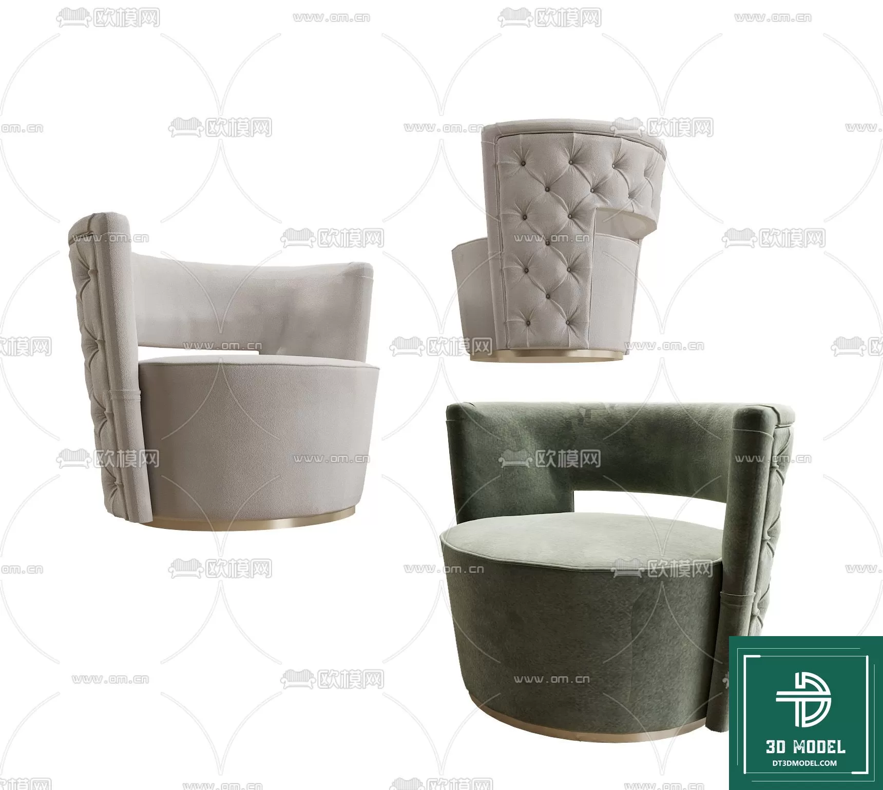 LUXURY – 3D Models – ARMCHAIR – 110