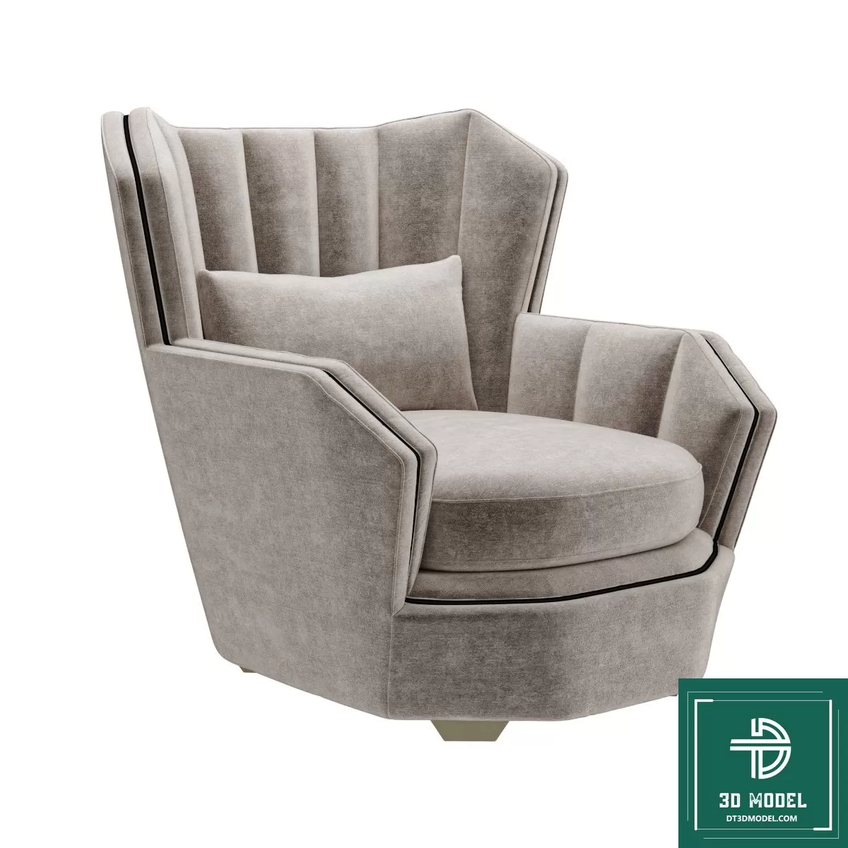LUXURY – 3D Models – ARMCHAIR – 124 LUXURY – 3D Models – ARMCHAIR – 124
