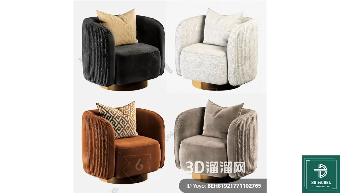 LUXURY – 3D Models – ARMCHAIR – 133 LUXURY – 3D Models – ARMCHAIR – 133