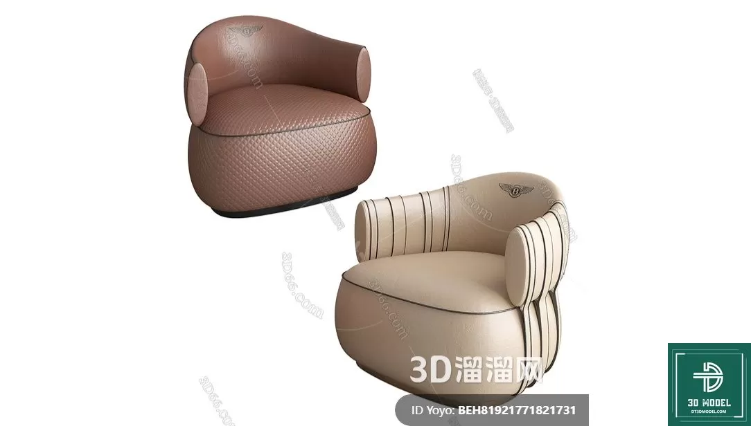 LUXURY – 3D Models – ARMCHAIR – 134 LUXURY – 3D Models – ARMCHAIR – 134