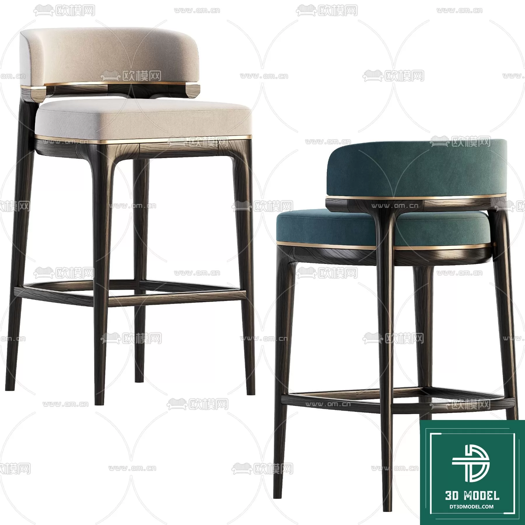 LUXURY – 3D Models – BAR CHAIR – 001