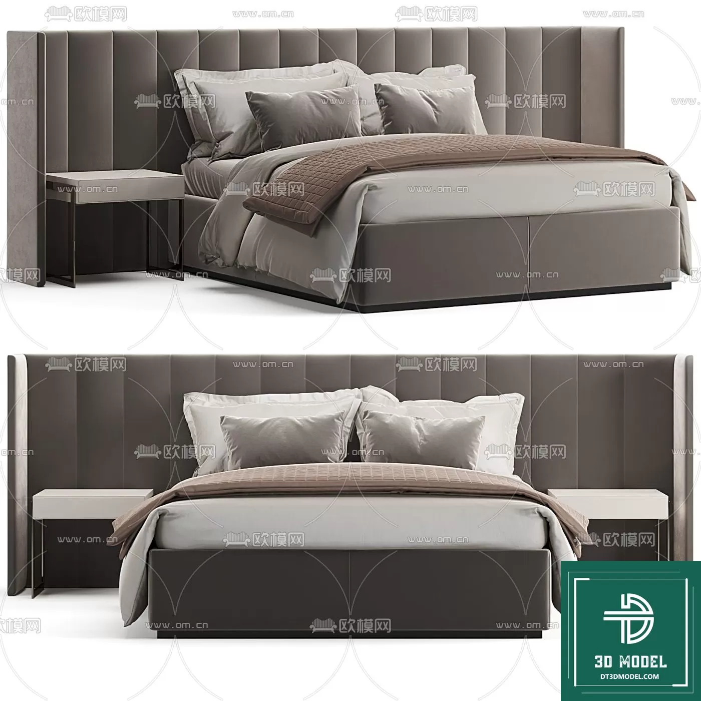 LUXURY – 3D Models – BED – 001