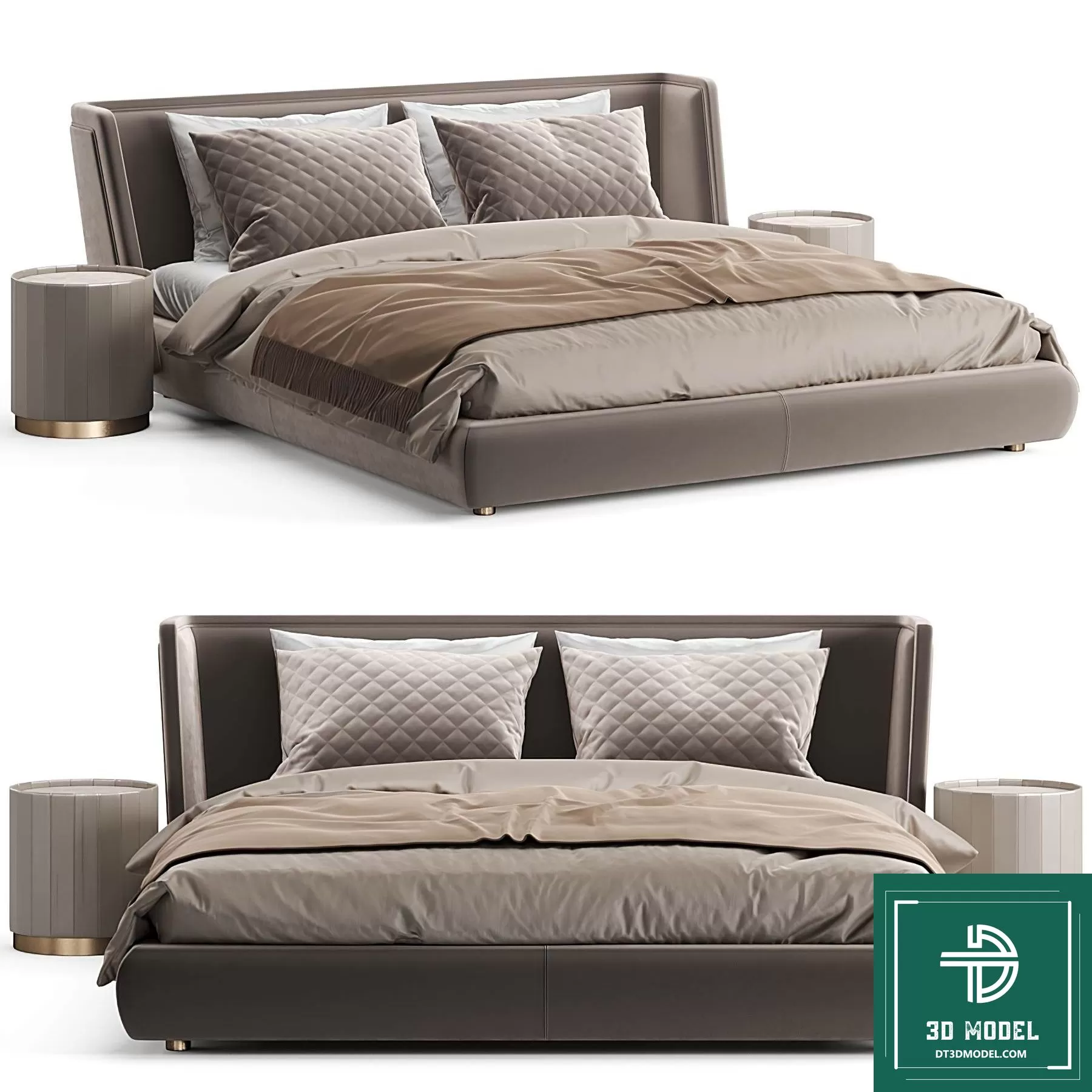 LUXURY – 3D Models – BED – 003