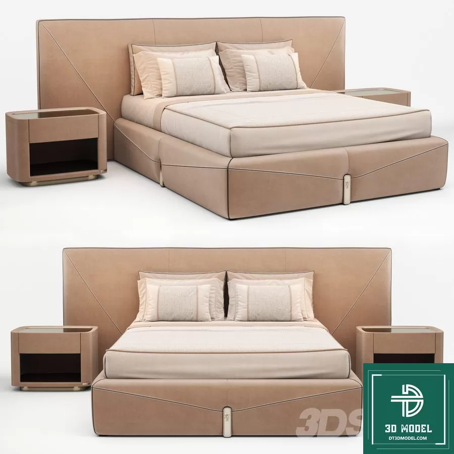 LUXURY – 3D Models – BED – 004