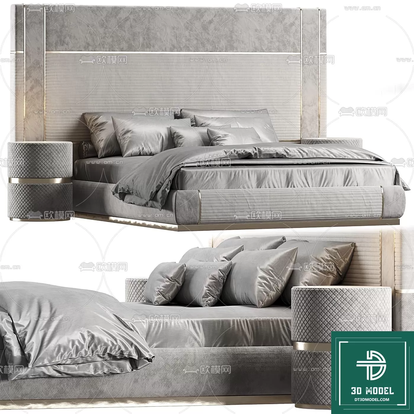 LUXURY – 3D Models – BED – 006