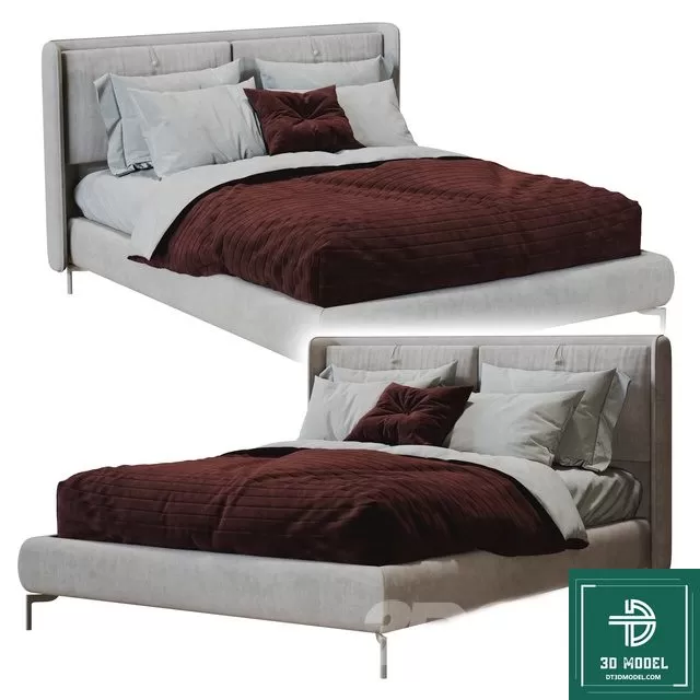 LUXURY – 3D Models – BED – 010