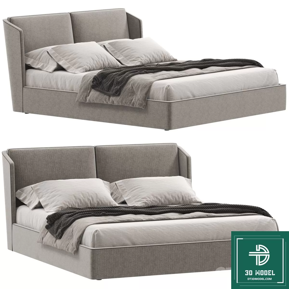 LUXURY – 3D Models – BED – 011