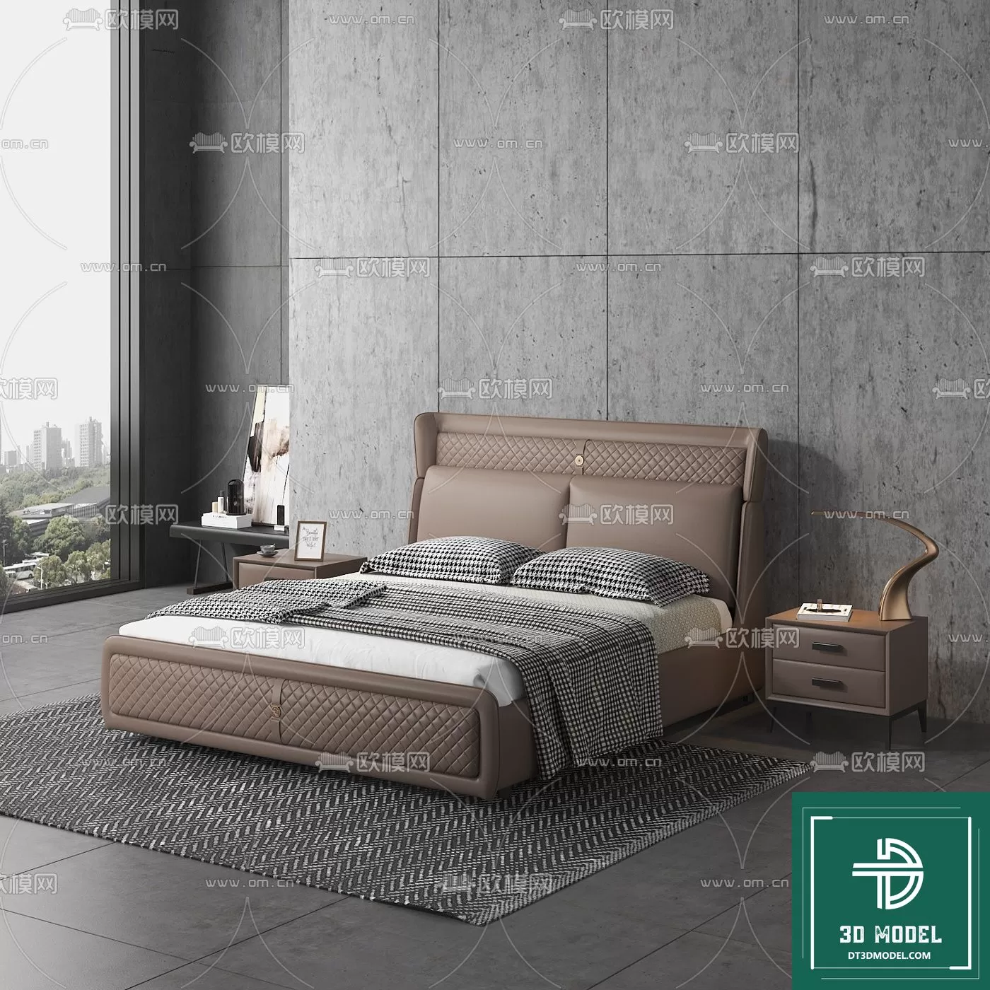 LUXURY – 3D Models – BED – 014