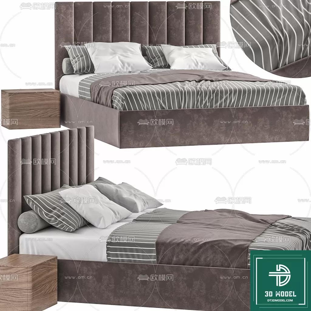LUXURY – 3D Models – BED – 017