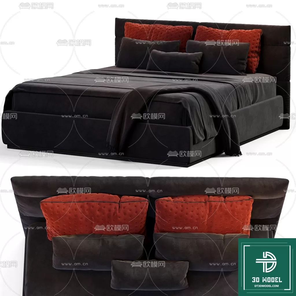 LUXURY – 3D Models – BED – 018
