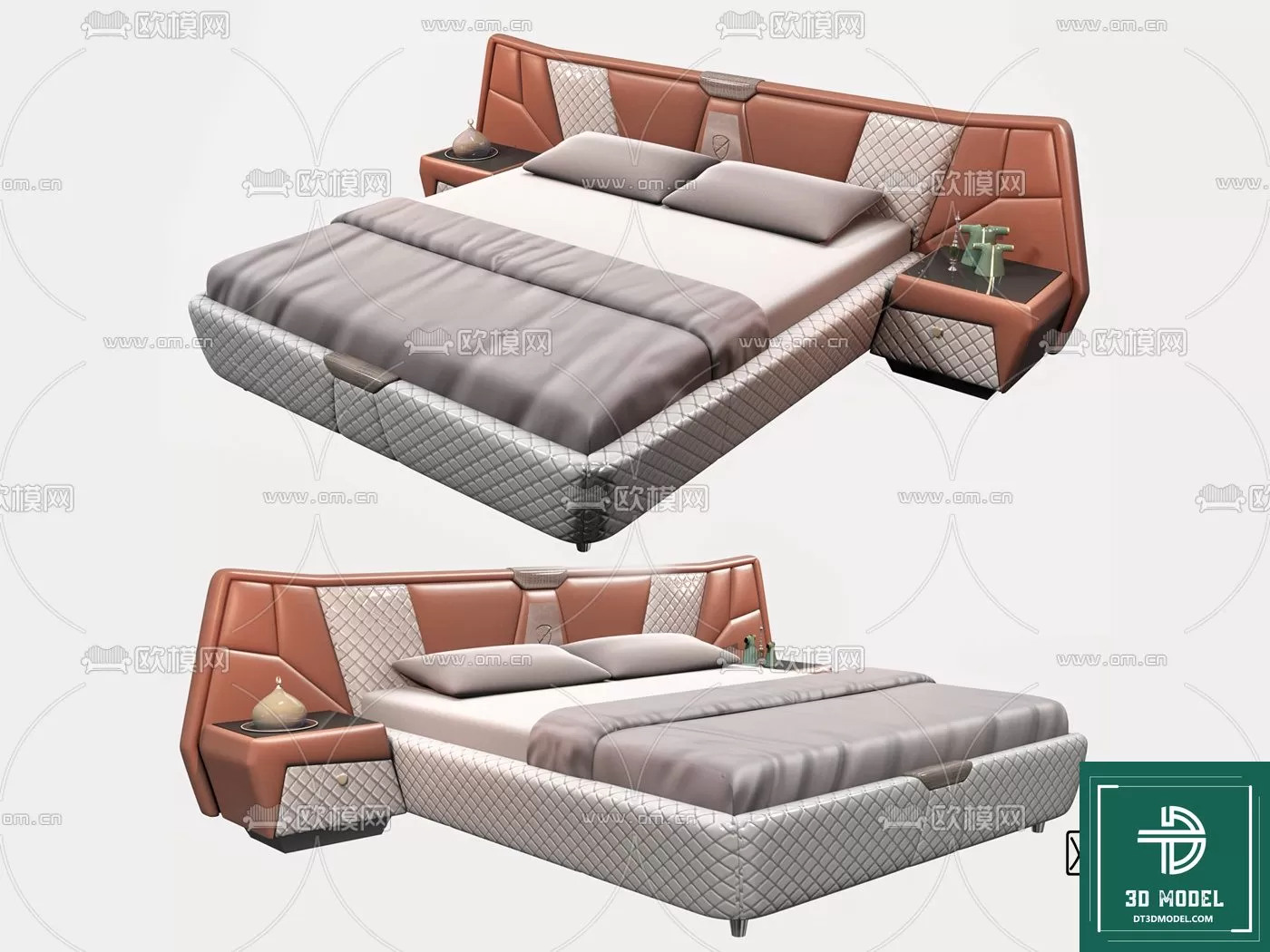 LUXURY – 3D Models – BED – 019