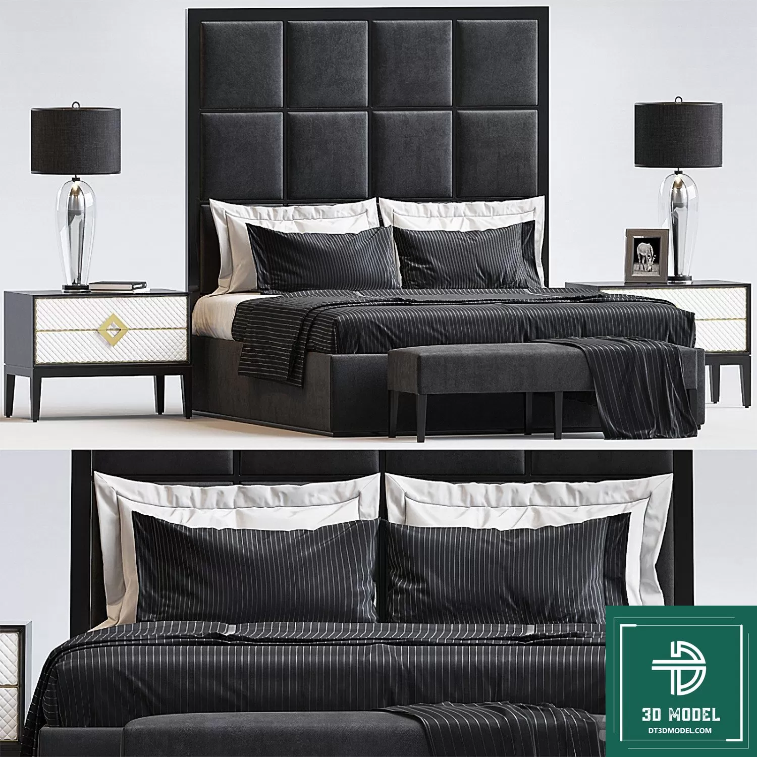 LUXURY – 3D Models – BED – 021