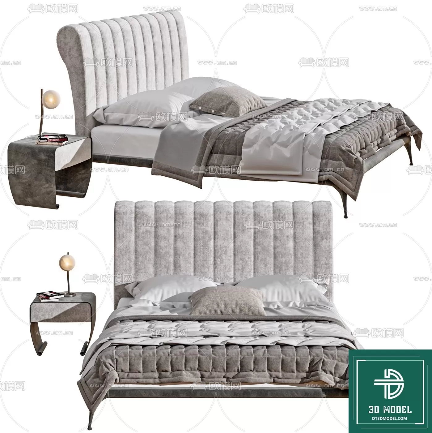 LUXURY – 3D Models – BED – 022