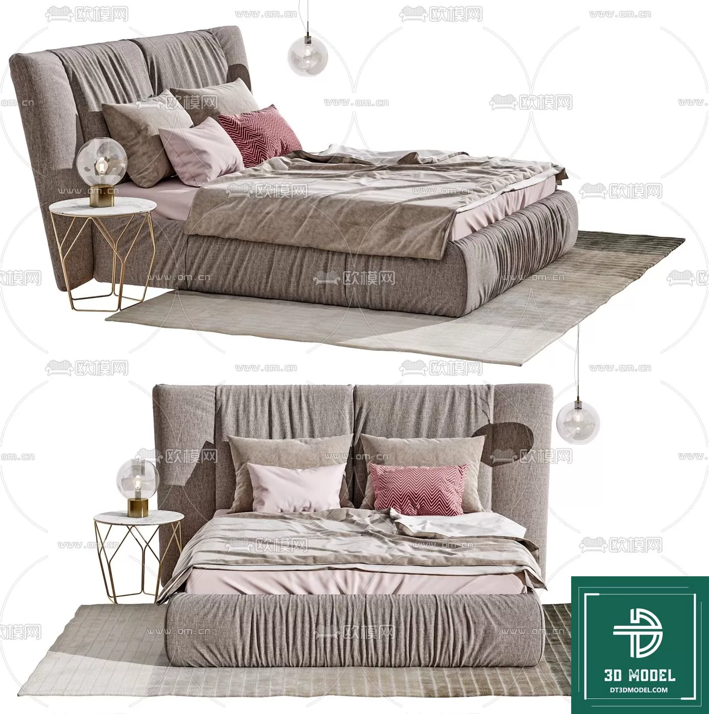 LUXURY – 3D Models – BED – 023