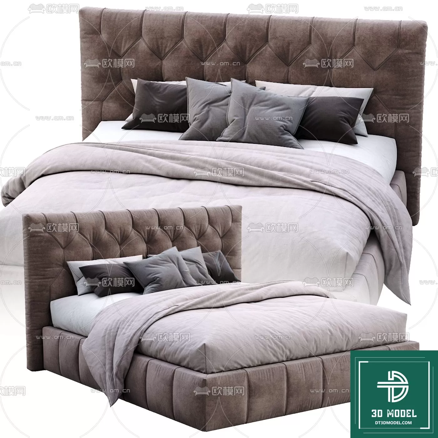 LUXURY – 3D Models – BED – 027