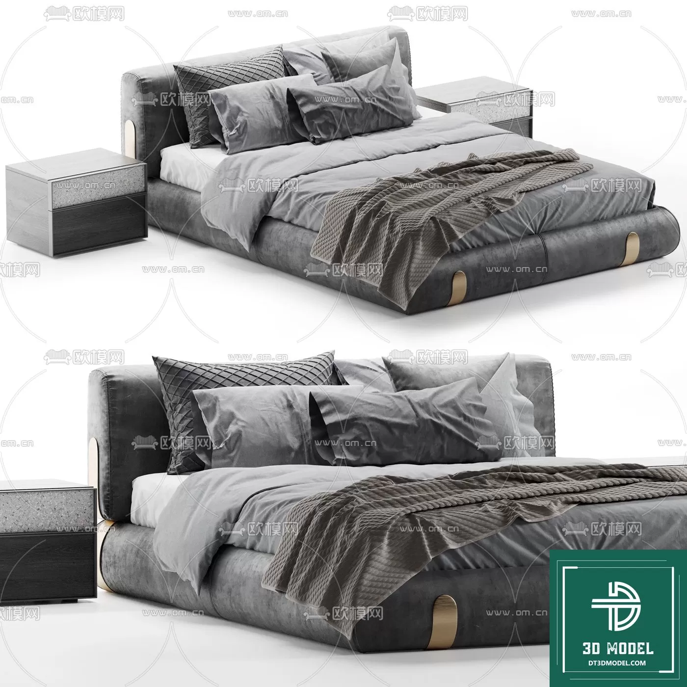 LUXURY – 3D Models – BED – 028