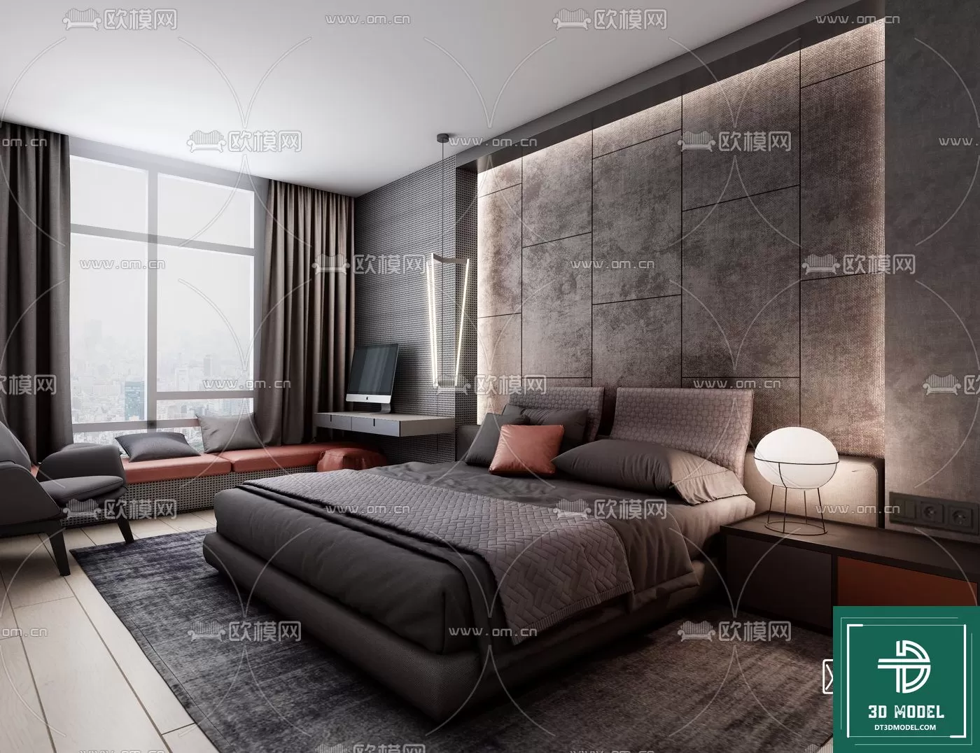 LUXURY – 3D Models – BED – 029