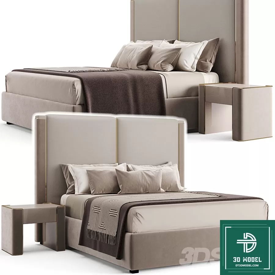 LUXURY – 3D Models – BED – 030
