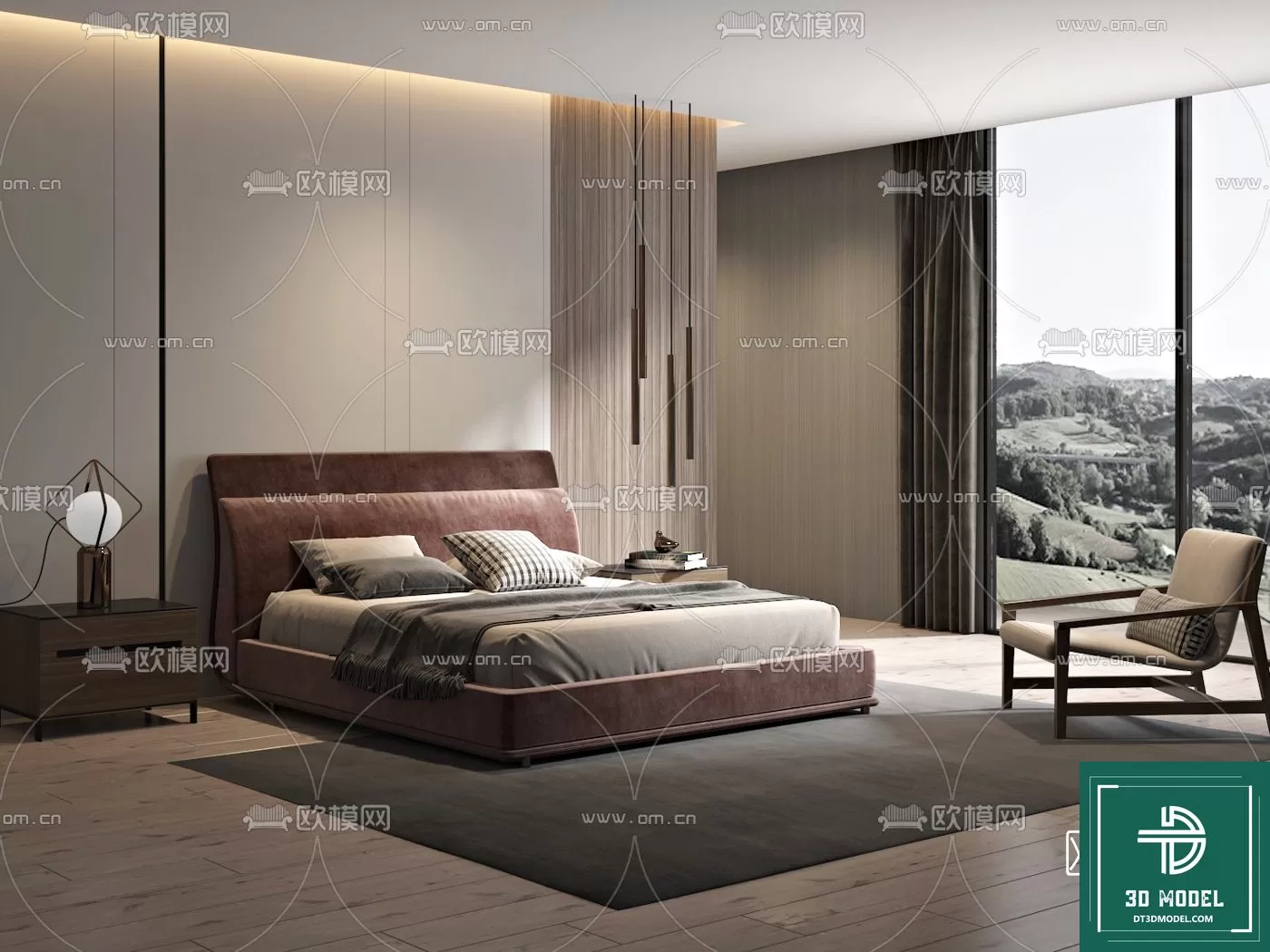 LUXURY – 3D Models – BED – 031