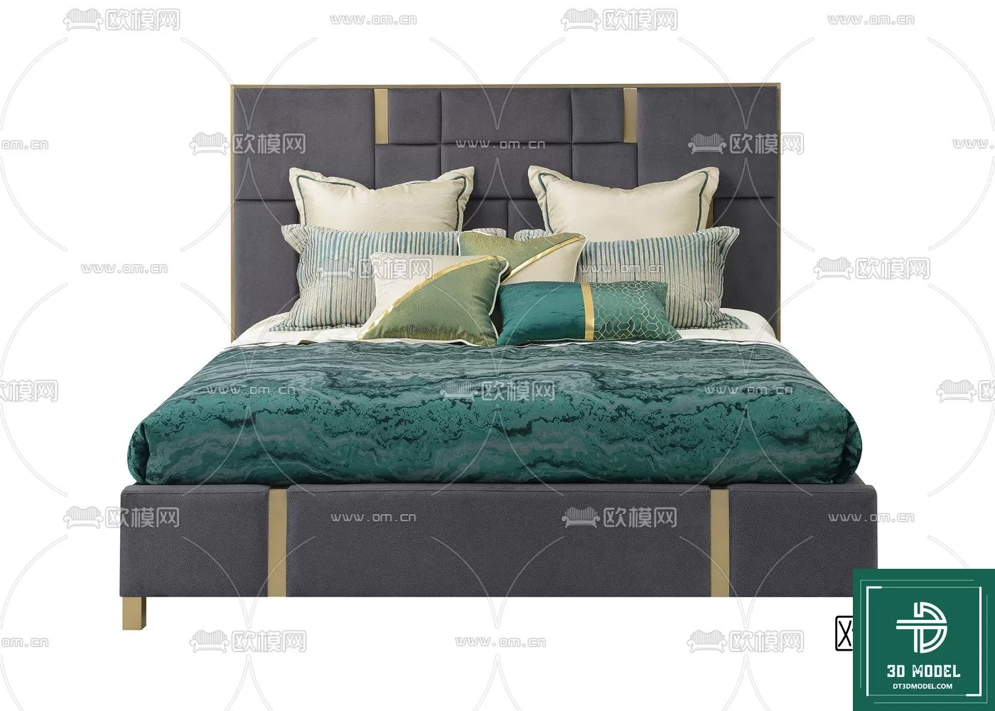 LUXURY – 3D Models – BED – 035