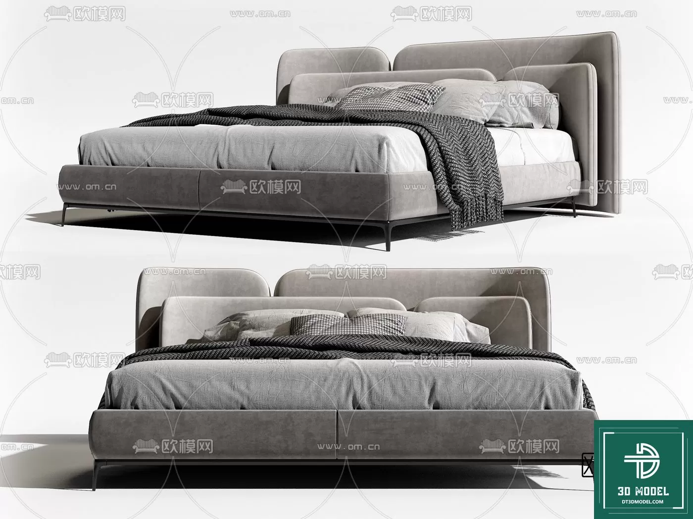 LUXURY – 3D Models – BED – 038