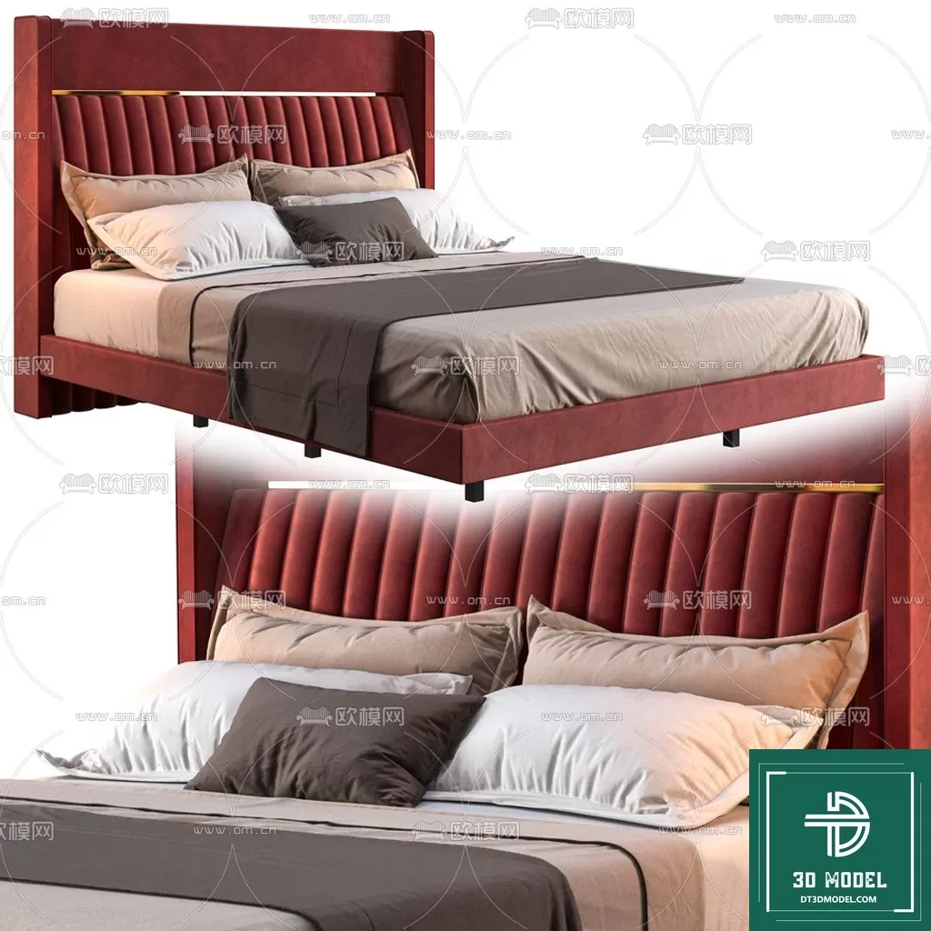 LUXURY – 3D Models – BED – 039
