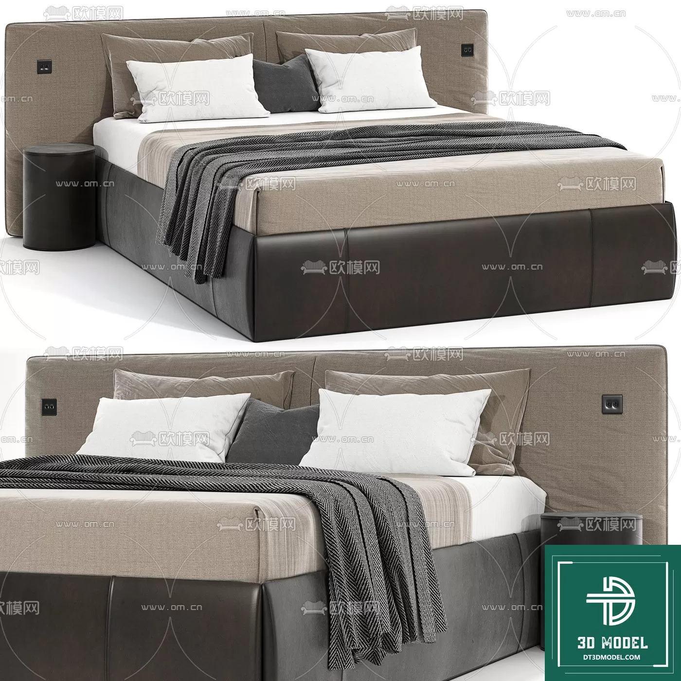 LUXURY – 3D Models – BED – 042