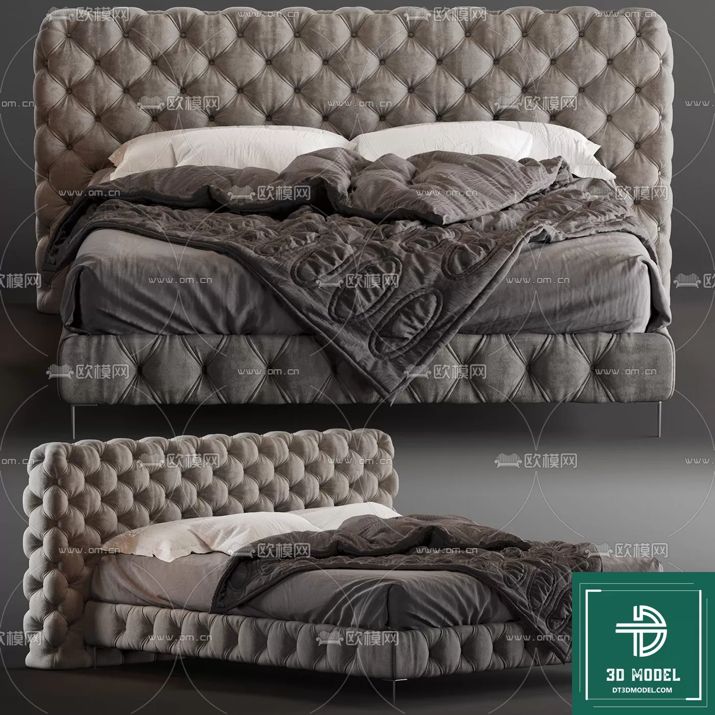 LUXURY – 3D Models – BED – 043