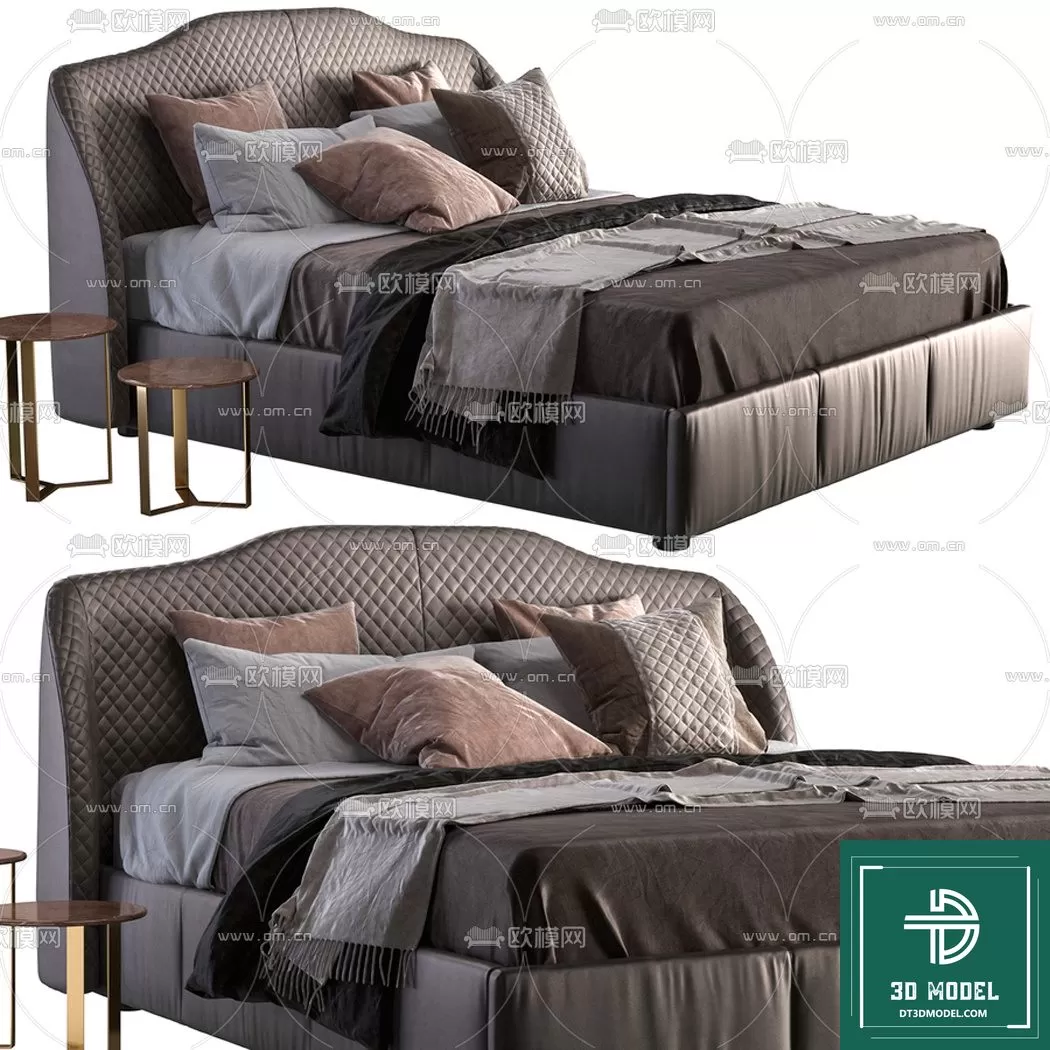 LUXURY – 3D Models – BED – 045