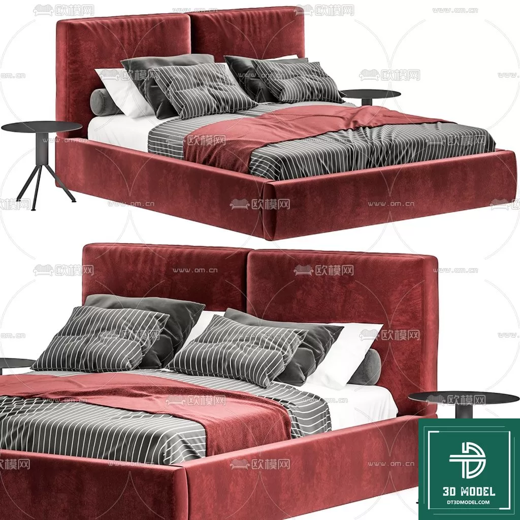 LUXURY – 3D Models – BED – 046