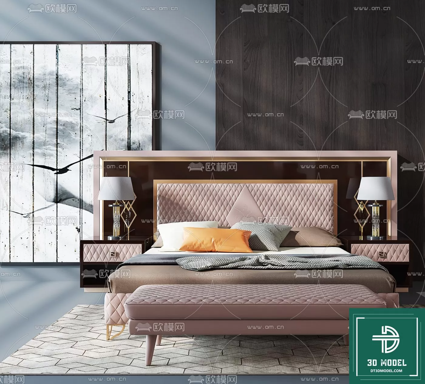 LUXURY – 3D Models – BED – 051