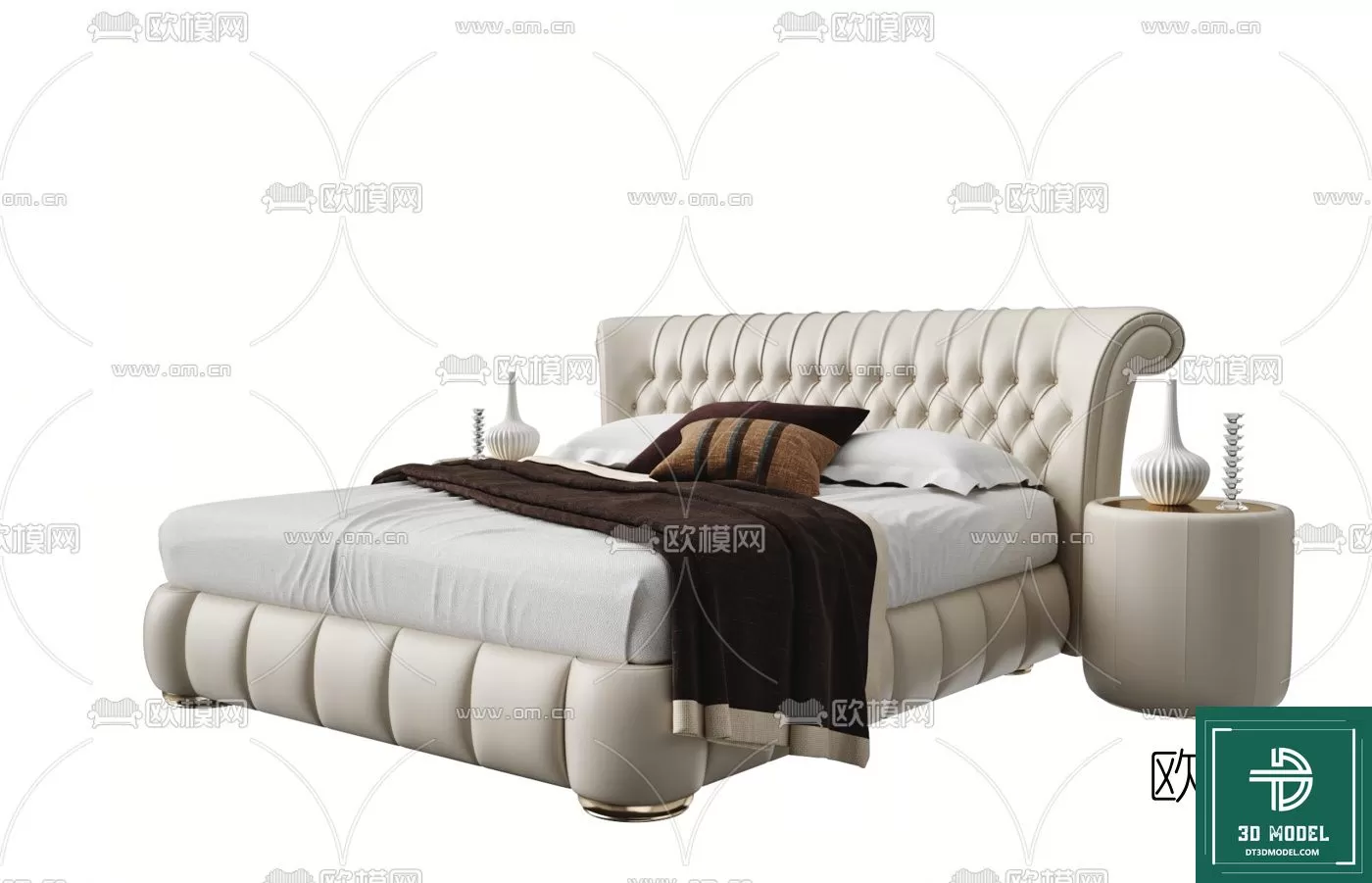 LUXURY – 3D Models – BED – 055