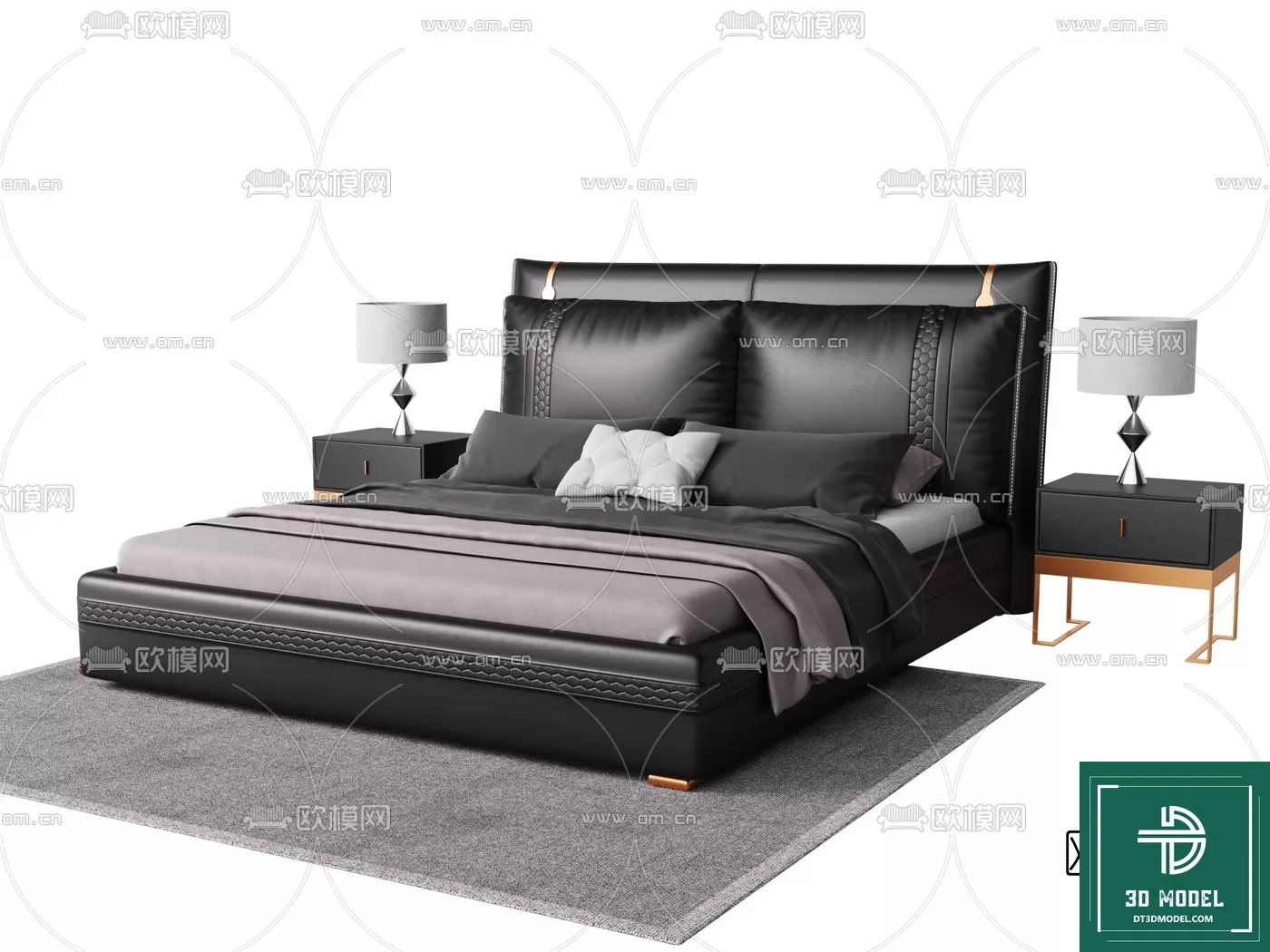 LUXURY – 3D Models – BED – 059