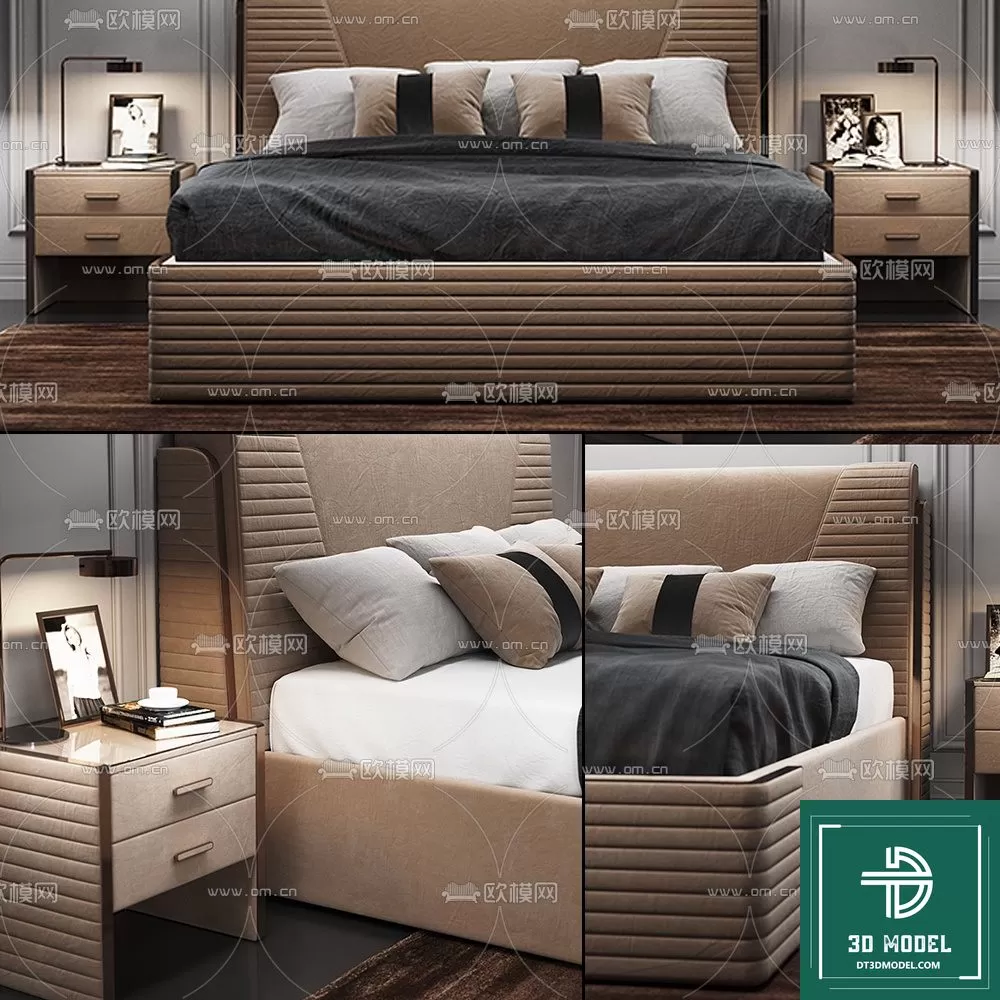LUXURY – 3D Models – BED – 060