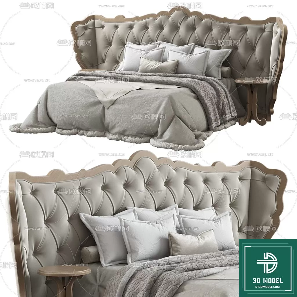 LUXURY – 3D Models – BED – 061